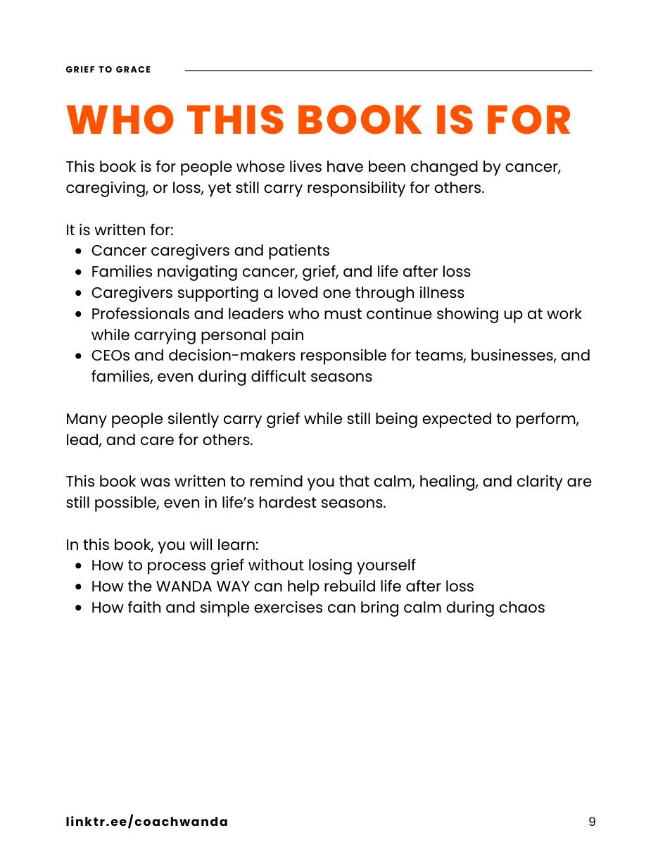 A page from inside — Grief to Grace ebook